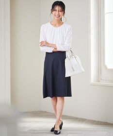 23区 L 【洗える】シルキーデシン ボールチェーン カットソー