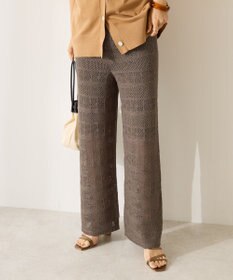 AMERICAN HOLIC レース編みニットパンツ
