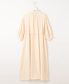 Feroux 【洗える】パフスリーブシャツ ワンピース