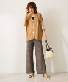 AMERICAN HOLIC レース編みニットパンツ