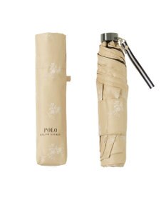 MOONBAT 【遮熱・遮光】POLO RALPH LAUREN(ポロ ラルフローレン)フローラル 花柄 晴雨兼用 雨傘  折りたたみ傘 簡単開閉