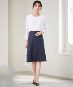 23区 L 【洗える】シルキーデシン ボールチェーン カットソー