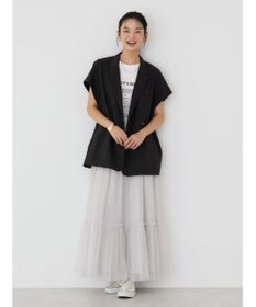 AMERICAN HOLIC 接触冷感Ｗボタンジレ