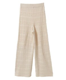 AMERICAN HOLIC レース編みニットパンツ