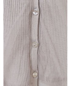 earth music&ecology チュールドッキングノースリカーディガン