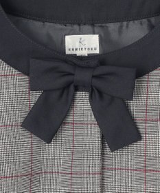 組曲 KIDS 【150-170㎝】グレンチェックジャケット＆プリーツワンピース セット