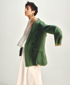 uncrave リネンオックスフォード ビッグジャケット