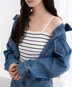 WEGO ２WAYシャーリングキャミ