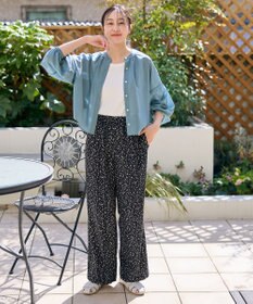 ANY L 【洗濯機可/ウエストゴム】プリントパンツ