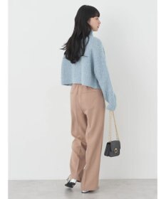 earth music&ecology フワフワＭＩＸハイネックショートニット