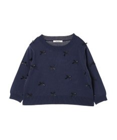 Green Parks ・ＡＮＤ　ＳＥＡＲＣＨ　メニーリボン５分袖ニット