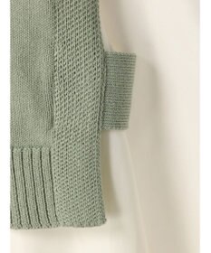 Green Parks ＳＥＴ２点　ニットベスト＋シャツワンピース