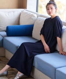 Tiaclasse 【洗える】ボリュームパフスリーブAラインワンピース