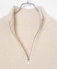 WEGO ルーズフィットハーフZIPプルオーバー