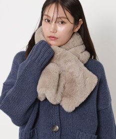 MOONBAT 【FUDGE11月号掲載】PAUL & JOE ACCESSOIRES フェイクファービッグマフラー