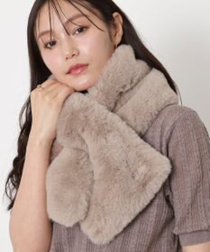 MOONBAT 【FUDGE11月号掲載】PAUL & JOE ACCESSOIRES フェイクファービッグマフラー