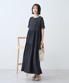 AMERICAN HOLIC 【先行予約】【WEB限定】サッカーティアードワンピース＜丈違い＞