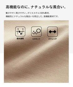 PW CIRCULUS 【吸水速乾 / UV遮蔽率99% UVカット / ストレッチ】【WOMEN】メッシュポケットモックネックT ゴルフウェア レディース