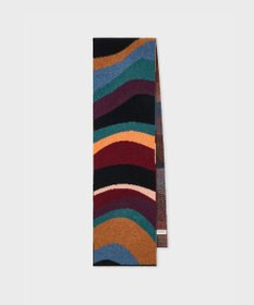 Paul Smith パステル Swirl ジャカード マフラー