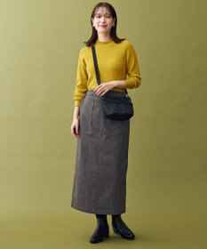 ANY L 【6色展開】フリルネックニット