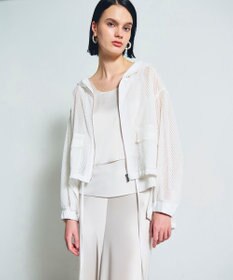 GRACE CONTINENTAL メッシュコンビフーディー