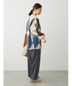 Green Parks 柄アソートニットカーディガン