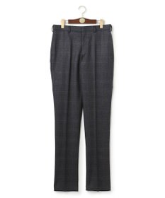 J.PRESS MEN 【ストレッチ / 洗える】トリートメントウールシェードブルーチェック スラックス