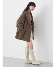 earth music&ecology ＢＩＧカラーコクーンコート