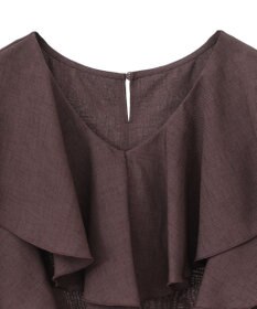 AMERICAN HOLIC イージーケアフリルシャツ