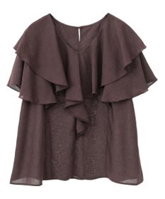 AMERICAN HOLIC イージーケアフリルシャツ