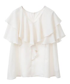 AMERICAN HOLIC イージーケアフリルシャツ