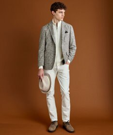 JOSEPH ABBOUD 【ストレッチ/イタリア素材/軽量】スライバーチェック ジャケット