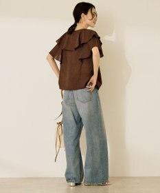 AMERICAN HOLIC イージーケアフリルシャツ