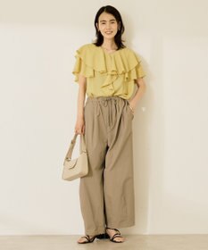 AMERICAN HOLIC イージーケアフリルシャツ