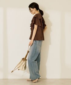 AMERICAN HOLIC イージーケアフリルシャツ