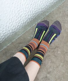 COQ HORIZON ラメボーダーソックス