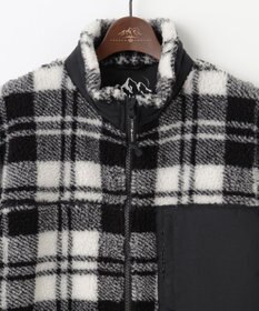 JOSEPH ABBOUD MOUNTAIN 【軽量/暖か/男女兼用】チェックフリース ブルゾン