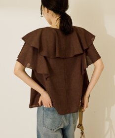 AMERICAN HOLIC イージーケアフリルシャツ