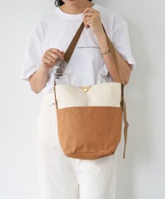 NIZYU KANO TWO-TONEショルダーバッグ Sサイズ