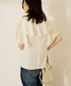 AMERICAN HOLIC イージーケアフリルシャツ