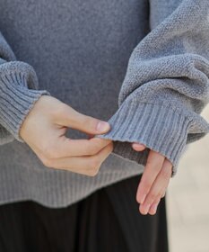 WEGO 【ユニセックス着用ITEM】ベロアモールグラフィックプルオーバー