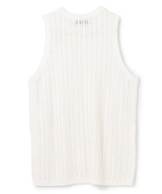 uncrave シースルーケーブルニット ノースリーブトップス