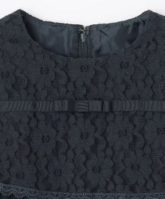 組曲 KIDS 【110-140cm】シフォンプリーツコンビ ワンピース