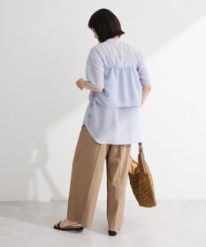 Green Parks ＳＥＴ２点シアーストライプシャツ＋ビスチェ