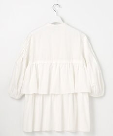 23区 【Indian Factory】コットンポプリン タックディテール チュニックブラウス