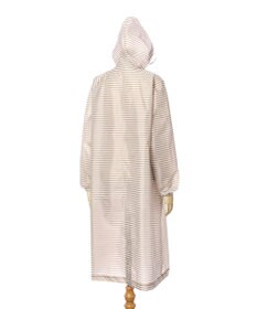 MOONBAT FLAT PURE サイクル レインコート ボーダー 自転車 収納袋付き