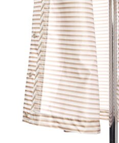 MOONBAT FLAT PURE サイクル レインコート ボーダー 自転車 収納袋付き