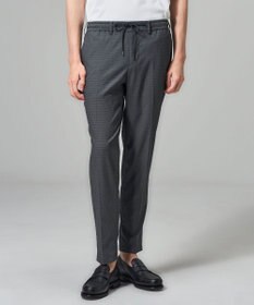 JOSEPH HOMME 【新素材 / セットアップ対応】ドットエアーサッカー ドロスト付テーパードパンツ / PEGG CONVERTIBLE