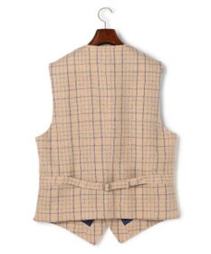 J.PRESS MEN 【J.PRESS ORIGINALS】Boil Random Window Pen Over Odd Vest / Japan Made