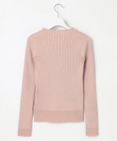 Feroux 【洗える】ロゴリブ プルオーバー ニット